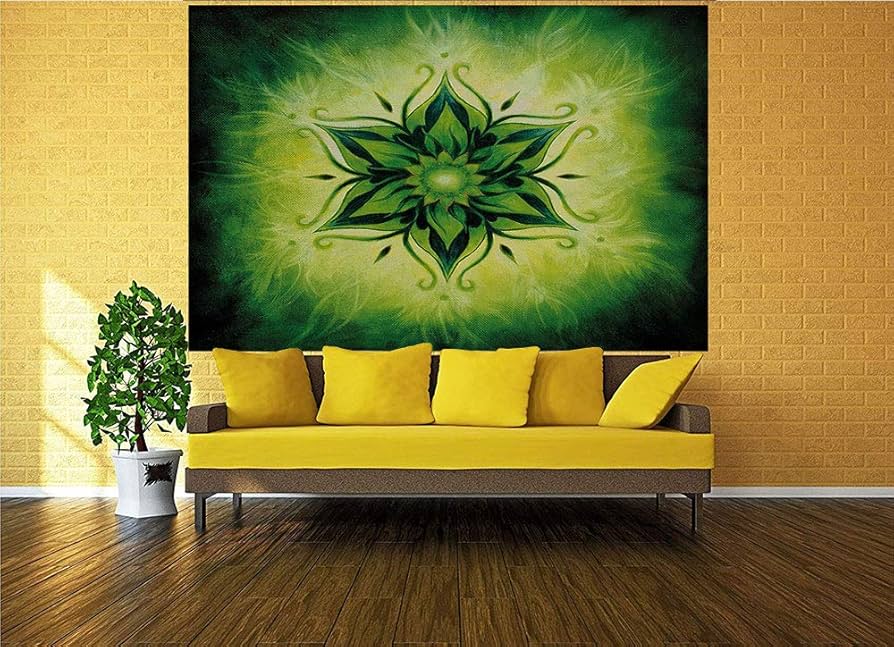 Amazon.com: 55x30 inches Wall Mural,Psychedelic Floral